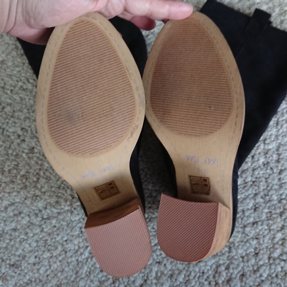 Mi.iM always a Saint Knee High Block Heel Boot black Size 5.5 - Picture 16 of 16